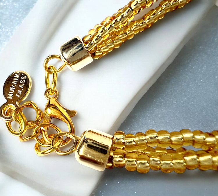 Murano glas armband Bergamo Oro