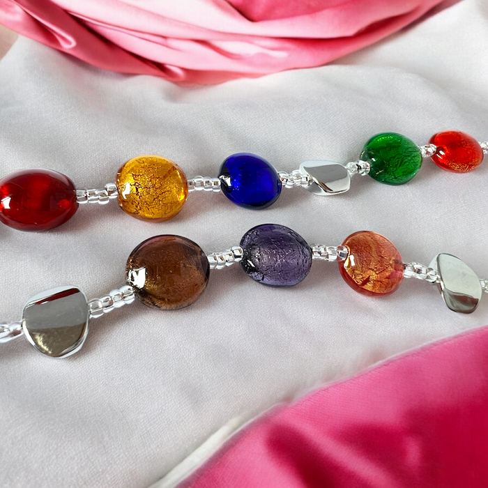 Murano halsketting 'Sienna' Multicolore