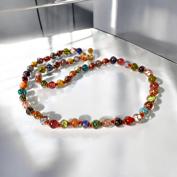 Murano halsketting 'Palermo' Multicolore
