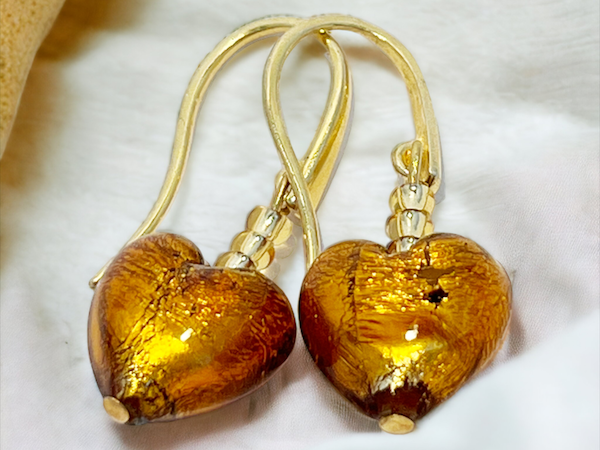 Murano oorbellen 'Fiorenze' Oro