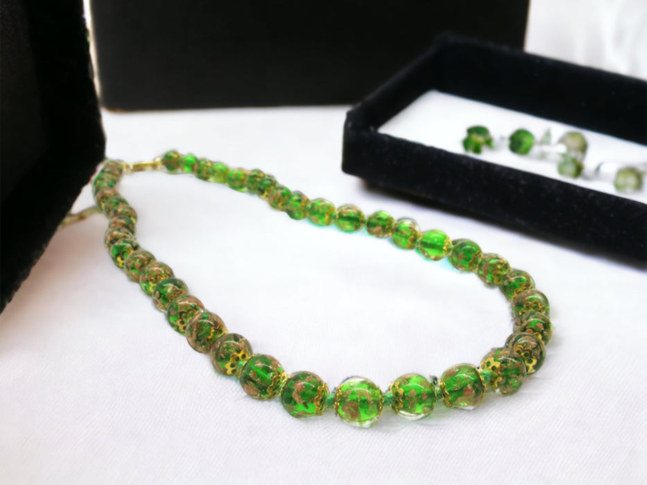 Murano halsketting 'Palermo' Verde