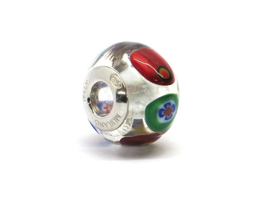 Murano glas bead Glassy Millefiori