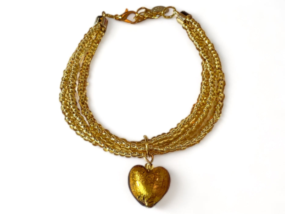Murano glas armband Bergamo Oro