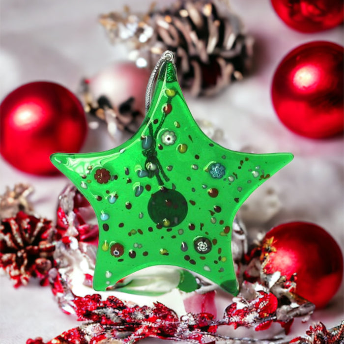 Christmas - Murano Glass Christmas Star
