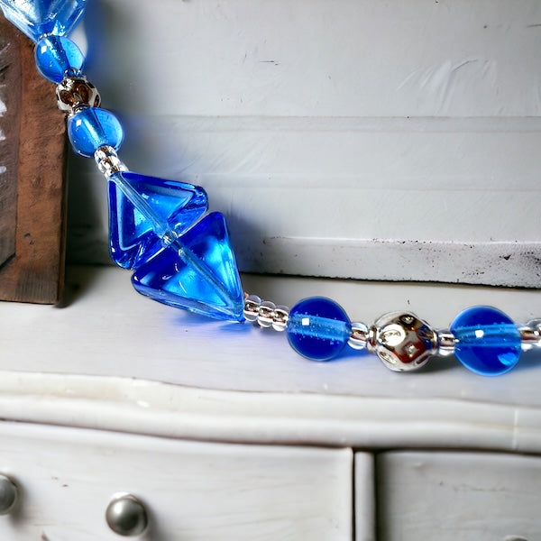 Muranoglas-Set 'Arezzo' Aqua
