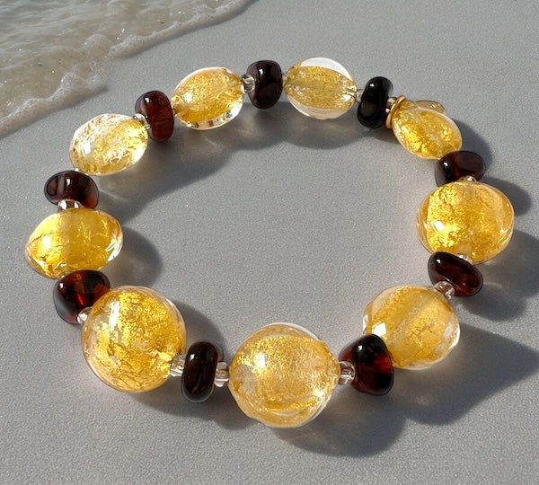 Muranoglas-Armband „Bologna“