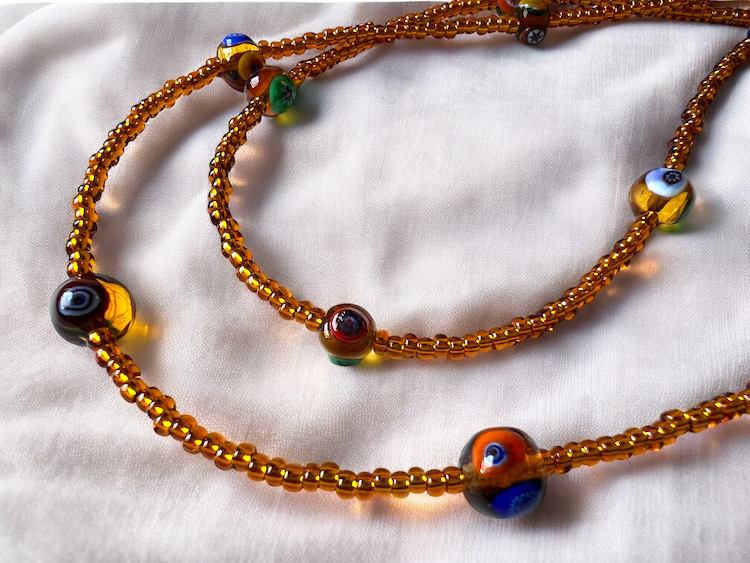 NIEUW - Murano brillenkoord 'Cordina occhiali' Oro