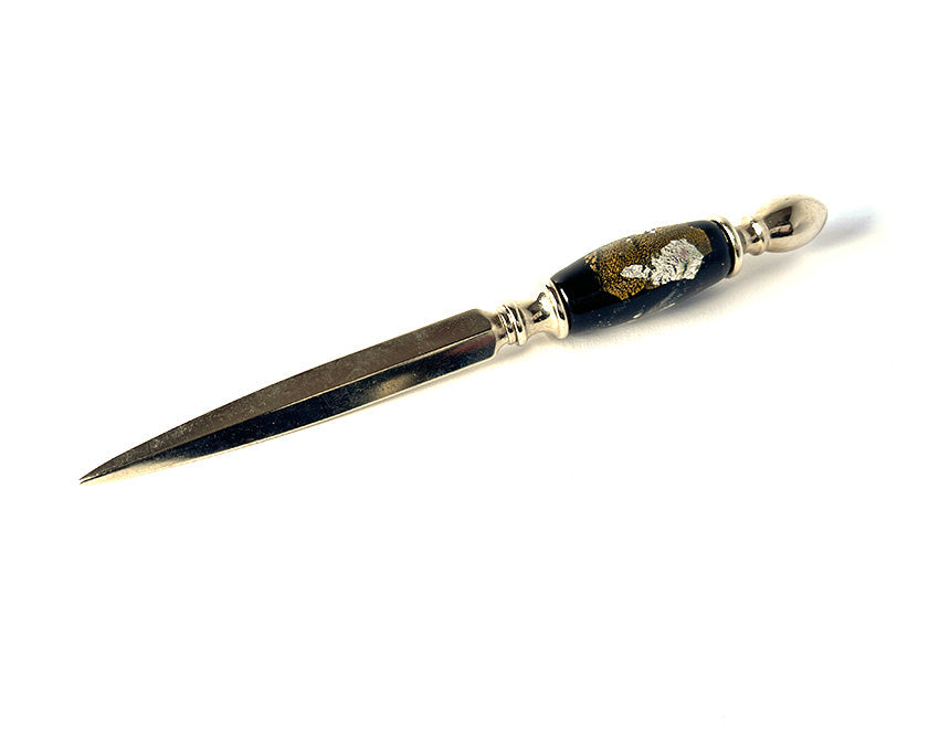 Murano glas briefopener Blue Poles