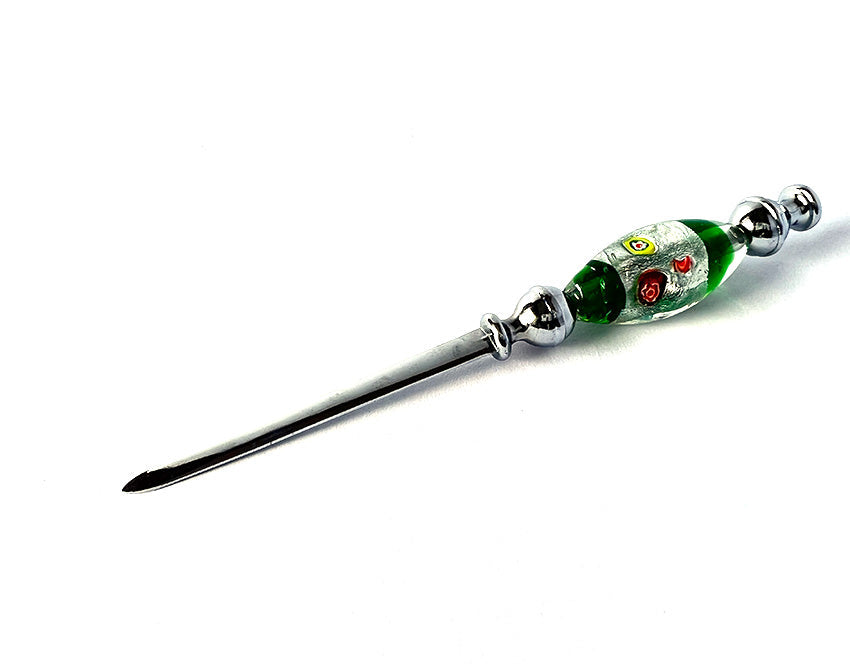 Murano glas briefopener Blue Poles